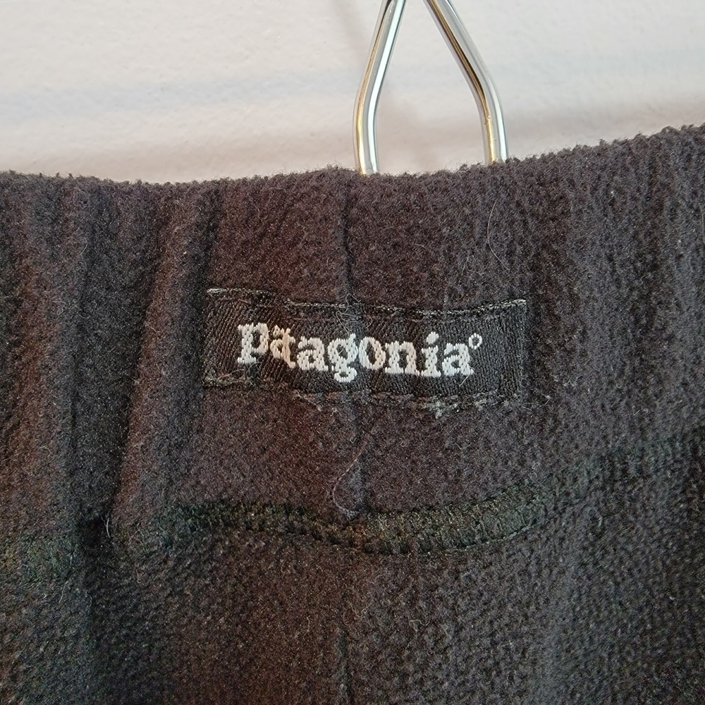 Patagonia HIgh Rise Fleece Wide Leg Pants Size L - Picture 2 of 7